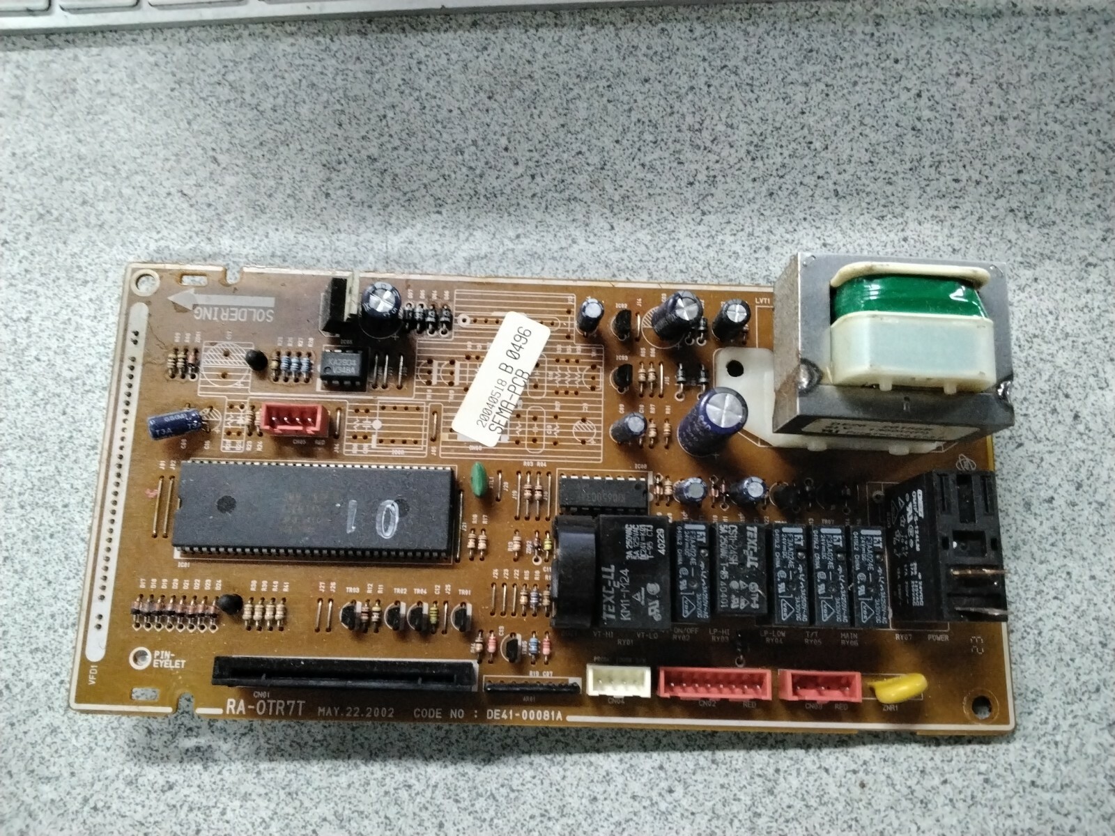samsung microwave control Board Part De4100081a eBay