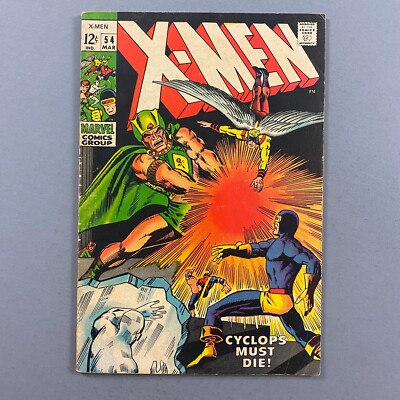 X-MEN 54 1ST 1ST APPEARANCE ALEX SUMMERS (1969, MARVEL COMICS)
