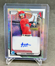 2024 Bowman Chrome ADRIEL RADNEY Mojo Refractor AUTO Diamondbacks