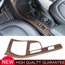 Fit For BMW X1 F48 2016-2022 Pine Wood Grain Central Gear Shift Panel Trim Frame