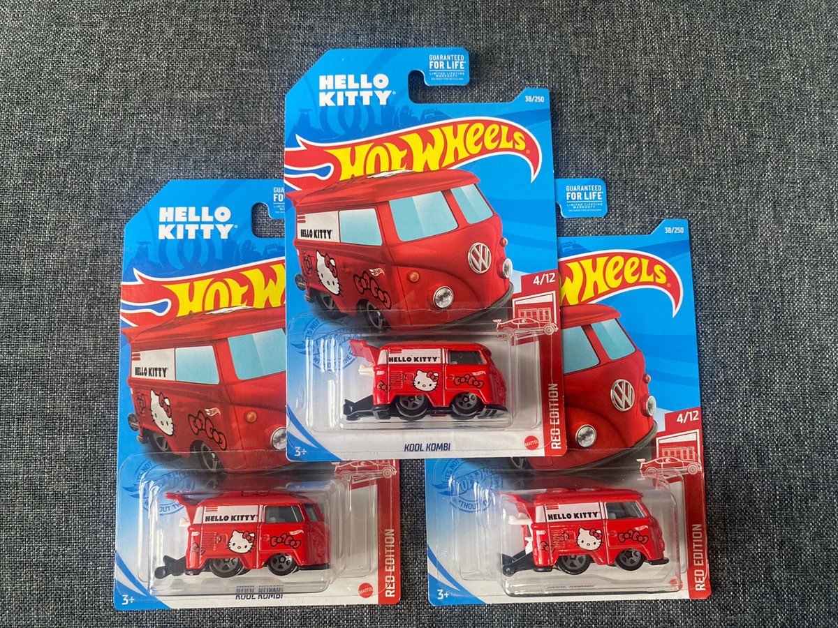 Hot Wheels Kool Kombi Hello Kitty Target Red Edition (Lot Of