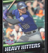 2016 Topps Opening Day #HH-8 Nolan Arenado Heavy Hitters Colorado Rockies (S)