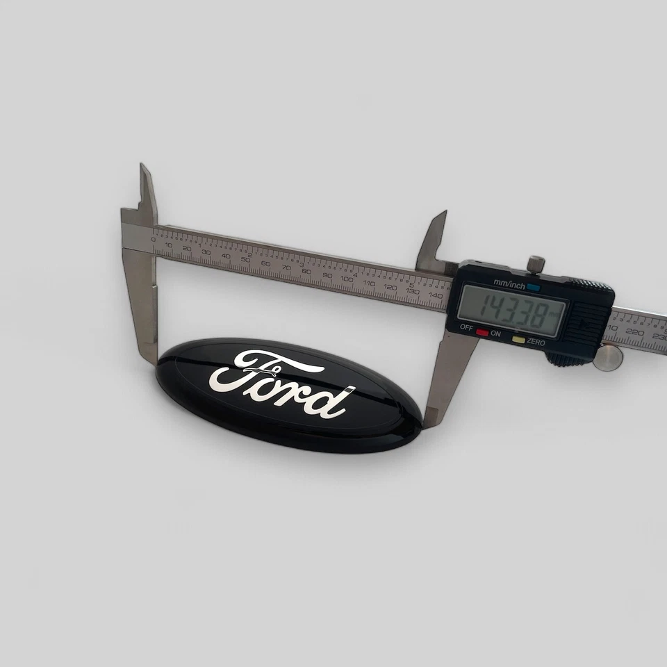 Black Tailgate Ford Emblem 5" Rear Oval Logo for Ford Focus C-max Taurus - Image 4 of 4