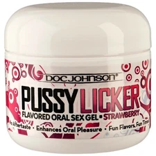 Pussy Licker Strawberry 2oz - Flavored Lubricant Lube
