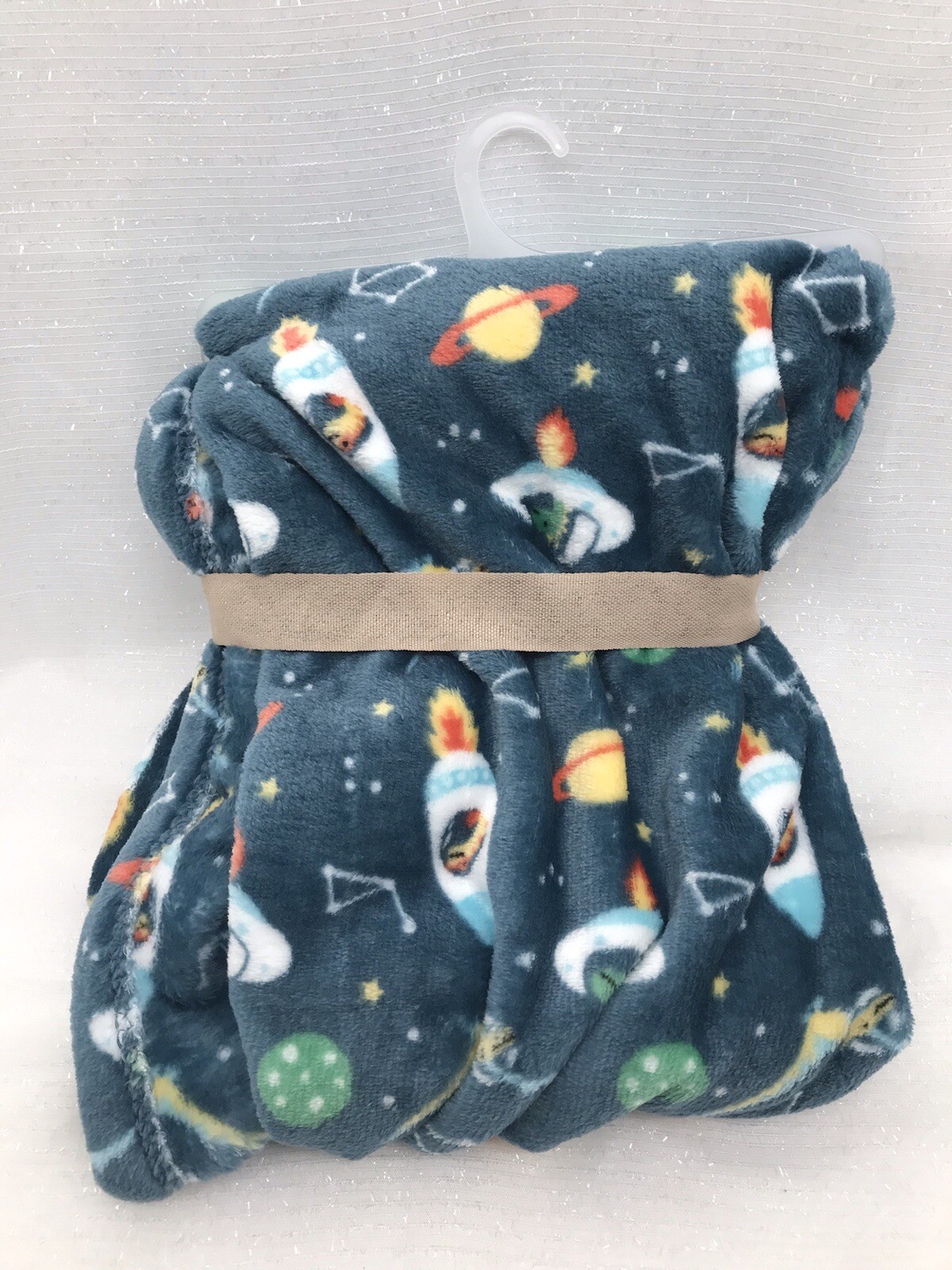 Adirondack Baby My Cozy Blanket Space Rockets Dinosaurs Dinos Boys Blue Stars eBay