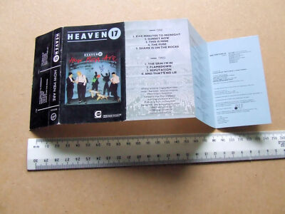 HEAVEN 17 ''HOW MEN ARE'' CASSETTE TAPE INLAY CARD - CARD ONLY, NO TAPE
