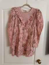 Love Shack Fancy Cedella Dress New With Small Spot Size 12