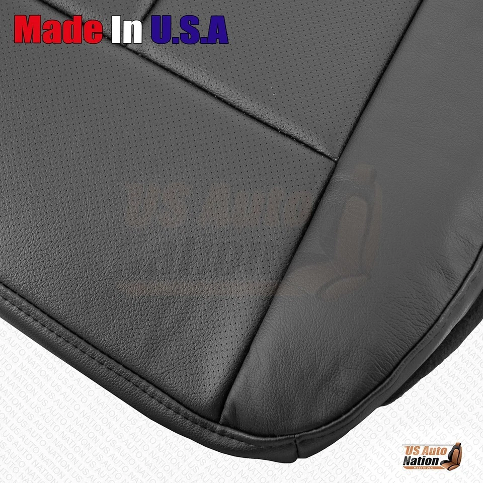 2015 - 2017 Ford Expedition Passenger Side Bottom Perforated Leather Cover Black - Image 2 of 4