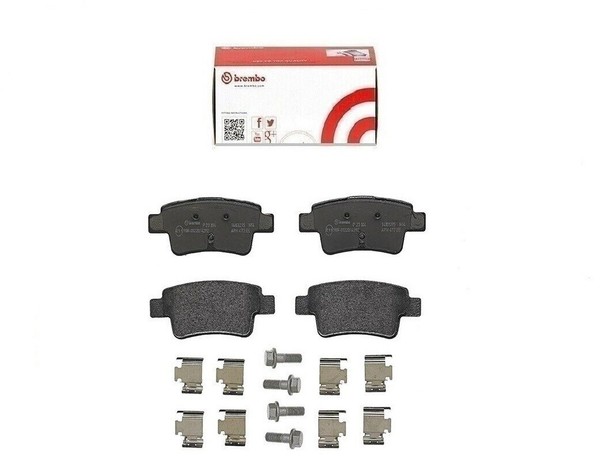Brembo Hintere BremsbeläGe FüR Fiat Grande Punto - Punto EVO 1.3 Multijet-image