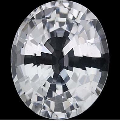 Natural Extra Fine White Sapphire - Oval - Sri Lanka - AAA+ Grade