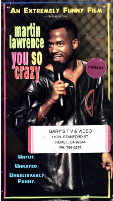 YOU SO CRAZY- Martin Lawrence- Uncut, Unrated- Not for children ...
