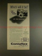 1961 Zeiss Contaflex Super Camera Ad - Which Will it Be