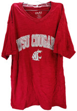Old Varsity Brand Herren Wsu Cougars Bogen Logo S/S T-Shirt Rot, Groß