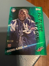 PIG HOWARD 2019 TOPPS ALLIANCE of AMERICAN FOOTBALL FUTURE STARS GREEN-#01/10