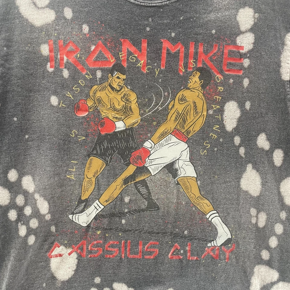 Entree Shirt Mens Small Black Iron Mike Cassius Clay Legacy VS Greatness Boxing - Image 2 of 4