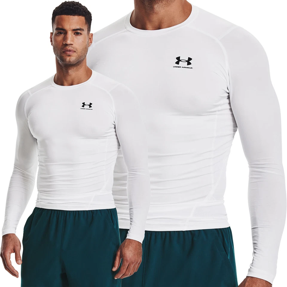 Under Armour HeatGear Long Sleeve Compression Fit Mens Shirt 1361524 FREE SHIP ! - Image 3 of 3