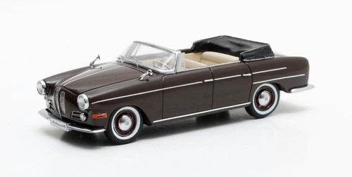 MATRIX SCALE MODELS - 1959 BMW 502 3200 VS Super Cabriolet marrón - 1/43 - MT...