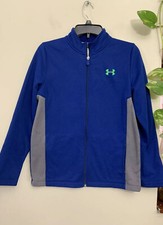 Very Gently Used Boys Under Armour Full Zip Jacket Size YXL