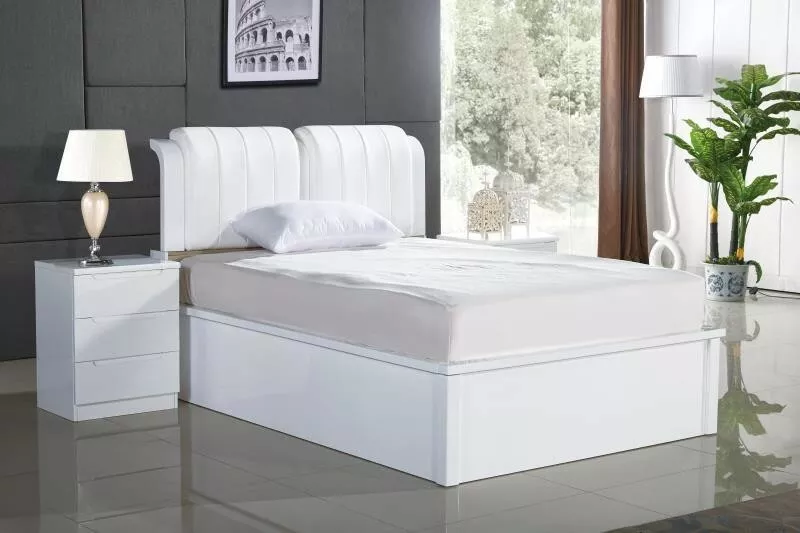 White high gloss sale headboard