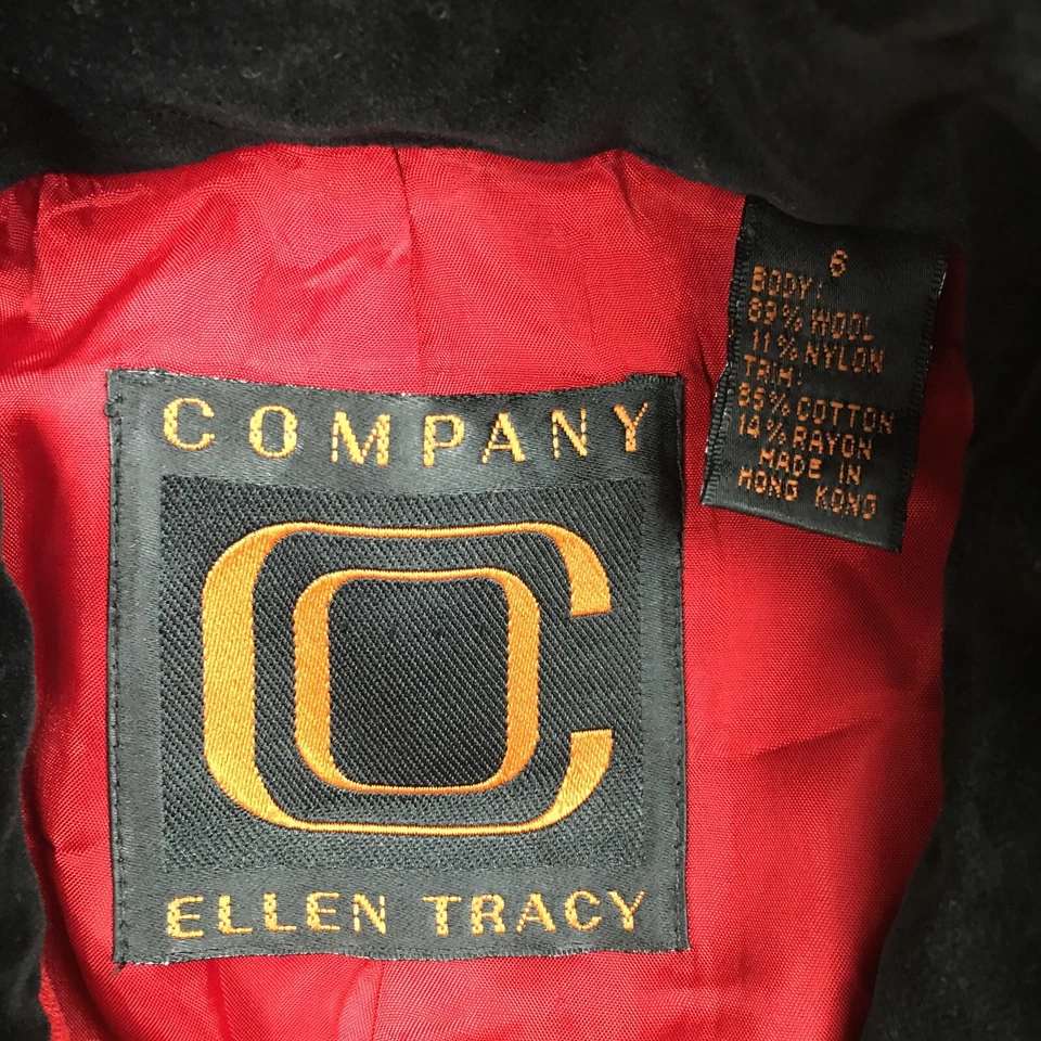 Blazer De Colección Company Ellen Tracy Talla 6 Rojo Negro Dorado Sgt Pepper Militar Nuevo Sin Etiquetas Foto 4 de 4