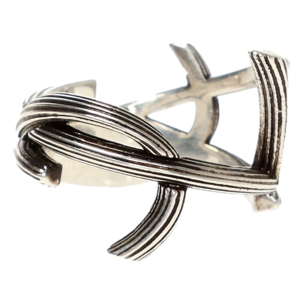 Saint laurent top monogram ring