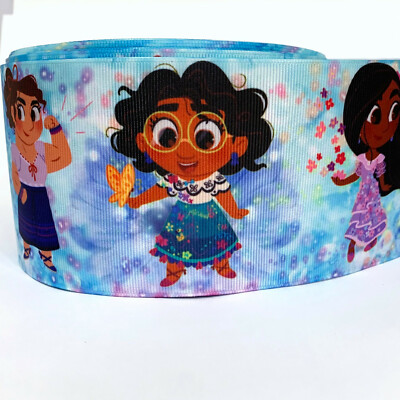 GROSGRAIN RIBBON 5/8'',7/8'',1.5'',3'' ENCANTO Cartoon Character for gifts, hairbow 