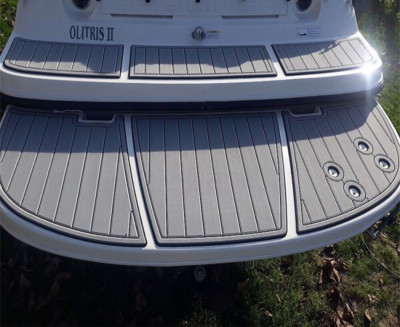 2014 Bayliner 185 Bowrider Swim Platform Boat EVA Foam Teak Deck Floor Pad Mat