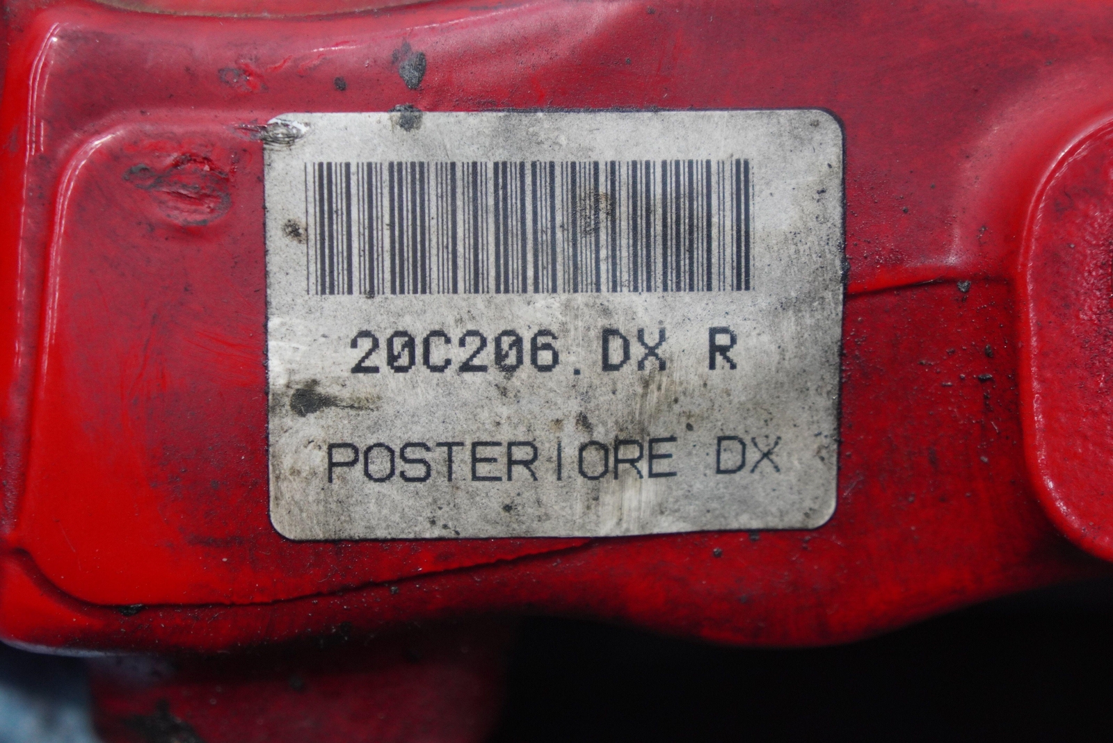 Rear Right Brake Caliper Red 311671 OEM Ferrari California T 2015-18 *Note*