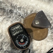 Weston Master II Universal Exposure Meter Model 735, Original Leather Case, 1945