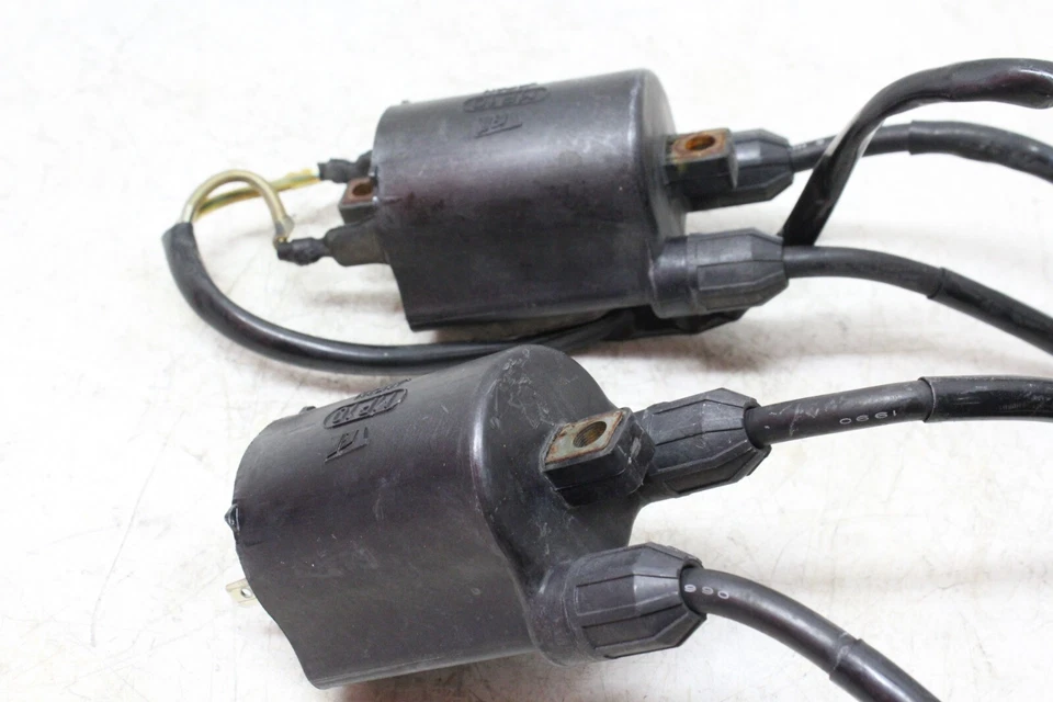88-91 HONDA HAWK GT 650 OEM IGNITION COILS COIL SPARK PLUG CAPS - Image 4 of 4