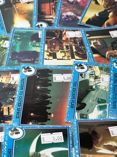 Lote vintage de 1982 E.T. Tarjetas coleccionables 30 tarjetas coleccionables - Imagen 11 de 11