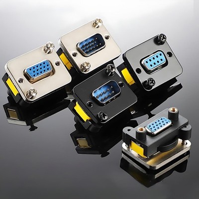 DB9 DB15 D-Sub Stecker Buchse - 9/15 polig Löttyp für RS232 VGA Monitor Adapter