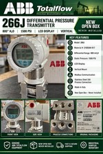 *** OBO*** ABB Totalflow 266J DP  800x1500 PSI LCD 2105544-017 NEW Open Box