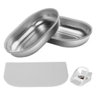 Stainless Steel Bowl for Automatic Microchip Cat Pet Feeder, Design Silver