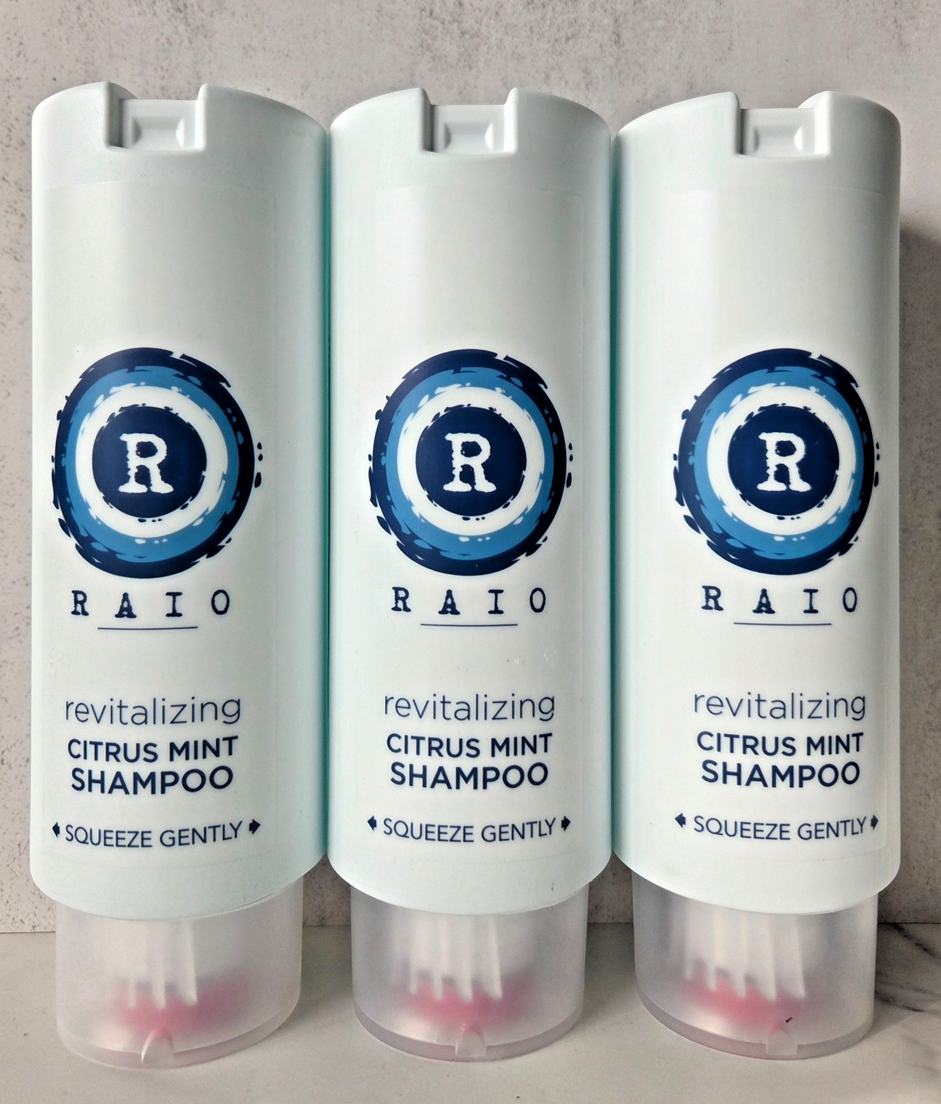 3~New Raio Revitalizing Shampoo Smart Care Citrus Mint 360 ml LARGE Bottles