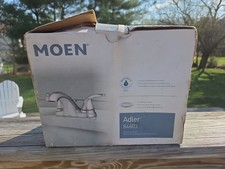 Moen Avri 84153SRN Spot Resist Brushed Nickel Bathroom Faucet   New Open Box