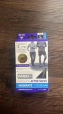 Neo G Energizing Active Socks 15-20 mmHg Graduated Compression Size L Black