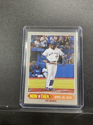 2019 Topps Heritage Vladimir Guerrero Jr. #NT-12 Now and Then Toronto Blue Jays