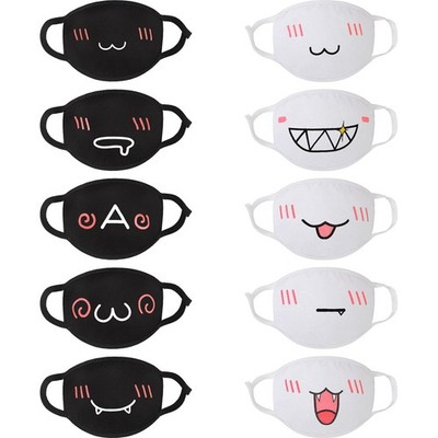 Zhanmai 10-Piece Kawaii Anime Face Masks, 10 Count (Pack of 1), Multicolor