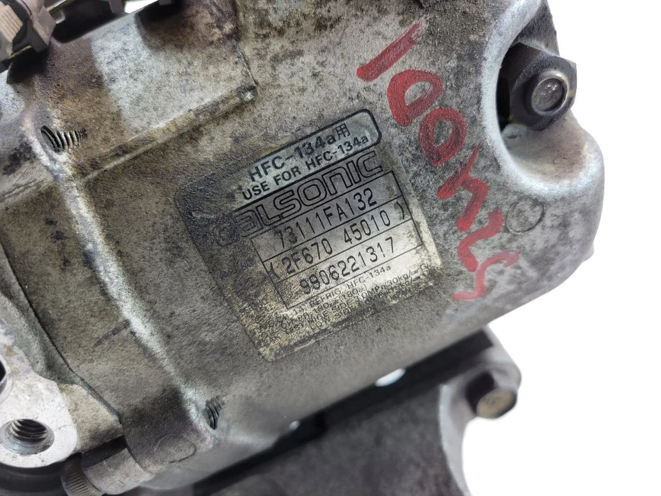 1998 1999 2000 SUBARU FORESTER AC КОМПРЕССОР OEM 73111FA133 - Изображение 4 из 4