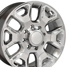 20x8 Hyper Silver Wchrome 2562 Wheels Set Of 4 Fit Dodge Ram 2500 8 Lug Rims