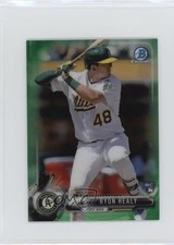2017 Bowman Chrome Minis Base Rookies Green Refractor 43/99 Ryon Healy #35 11pj