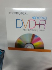 16 Piece Lot Of Memorex And Sony DVD-RW And DVD-R Discs 16X 4.7 GB 120 min