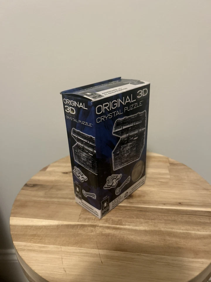 Rompecabezas de cristal 3D Bepuzzled Treasure Chest nivel 2 NUEVO 🏴☠️ Foto 3 de 3