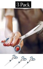 Professional Hair Shears Barber Haircut Salon Thin Scissors 6.5 inch 3 Pack