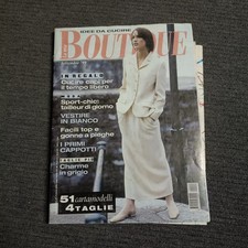 Rivista LA MIA BOUTIQUE Idee da cucire settembre 1999 con CARTAMODELLI