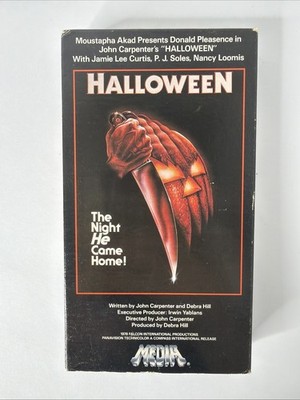 Halloween (Media VHS 1989) Media Edition , John Carpenter, Michael Myers Rare