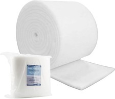 RINOO White Koi Pond Filter Pad Fine Bulk Roll- 9.8 ft Long 12" Wide - 1 Pack
