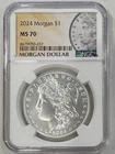 2024 SILVER MORGAN $1 DOLLAR COIN NGC MS70 Perfect Coin!!