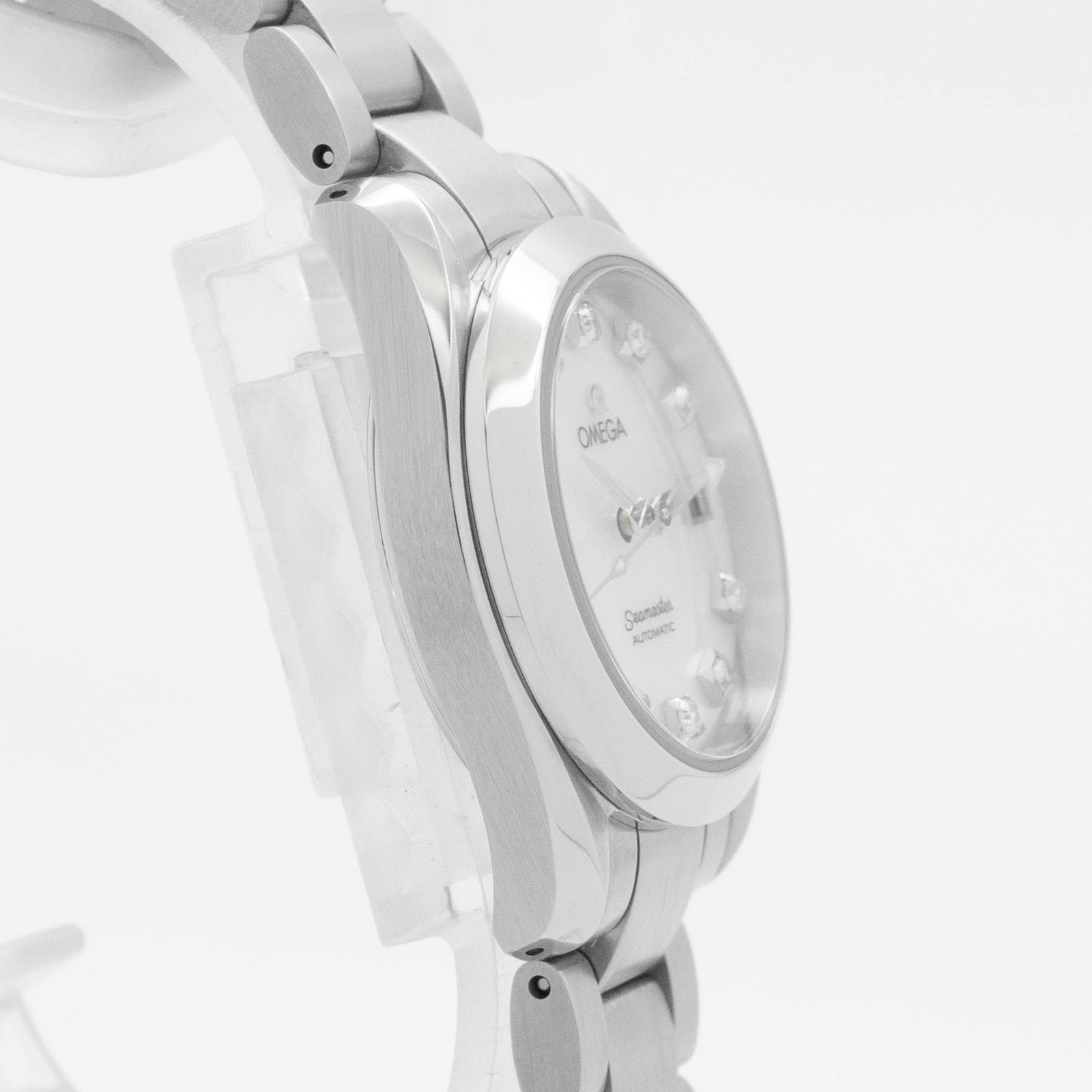 OMEGA Seamaster Aqua Terra 2563.75 Pearl Dial Automatic Ladies Watch image 2